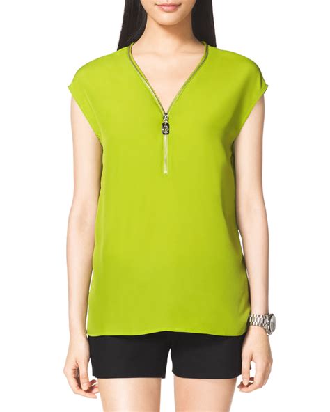 Michael Kors Green Blouse: Shop Green Blouse 